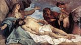 Lamentation Canvas Paintings - The Lamentation of Christ